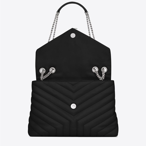 SAINT LAURENT LOULOU LARGE CHAIN BAG IN QUILTED "Y" LEATHER - Picture 4 of 14
